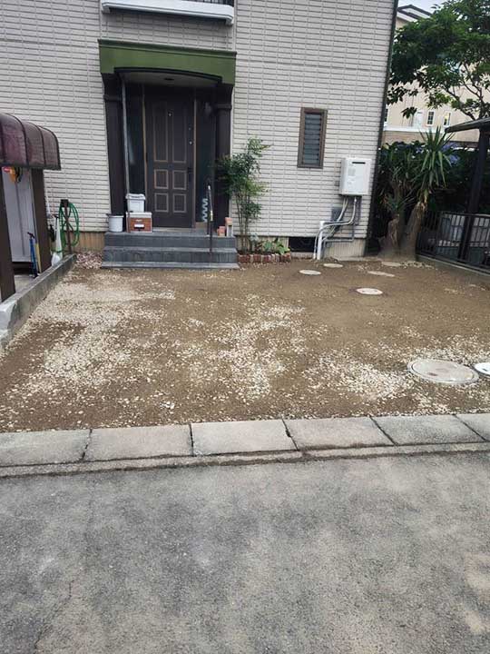 O様邸駐車場整備工事(after)
